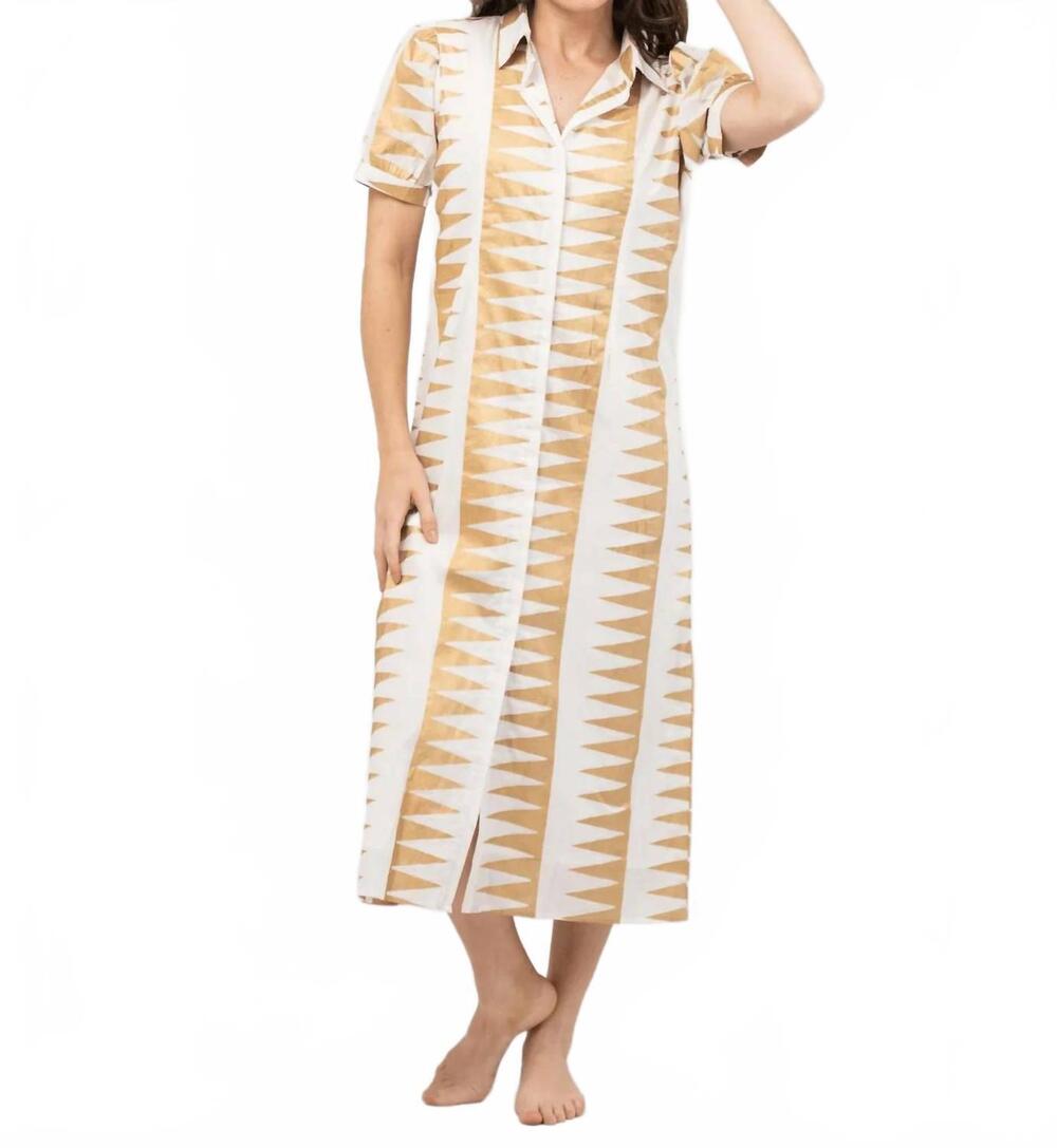 NEW BEAU & RO kris midi dress in edgy white